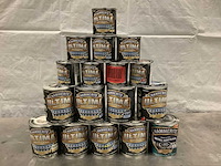 Diverse hammerite lak (17x)