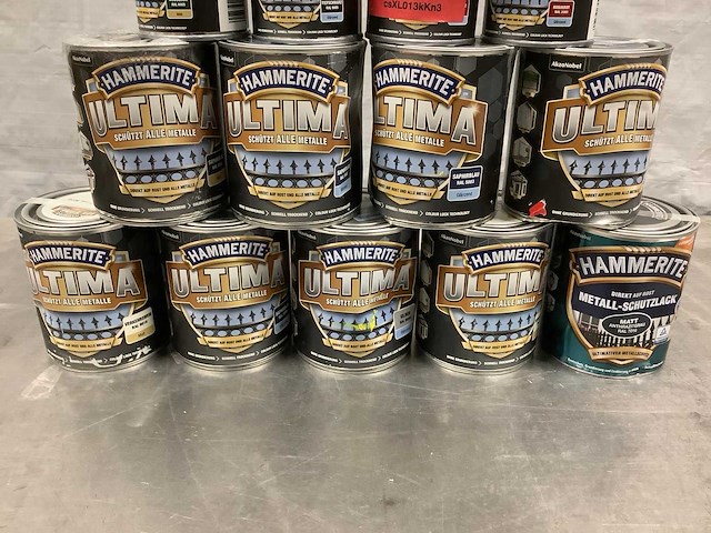 Diverse hammerite lak (17x) - afbeelding 4 van  4