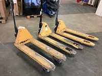 Diverse hand hydraulische palletwagen (3x) - afbeelding 2 van  5