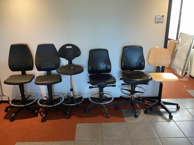 Diverse hoge bureaustoel (6x) - afbeelding 1 van  3