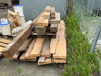 Diverse houten balken en platen - afbeelding 3 van  6