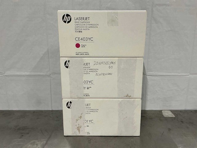 Diverse hp inkt cartridge (3x) - afbeelding 1 van  5