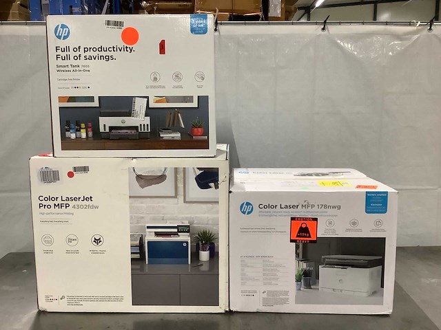 Diverse hp printers (3x) - afbeelding 1 van  5