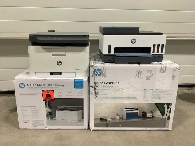 Diverse hp printers (4x) - afbeelding 1 van  5