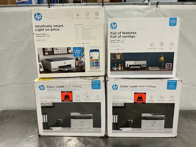 Diverse hp printers (4x) - afbeelding 1 van  5