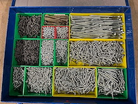 Diverse ijzerwaren (ca. 1500) in sortimo metalen assortimentskist - afbeelding 3 van  5