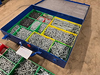 Diverse ijzerwaren (ca. 1500) in sortimo metalen assortimentskist - afbeelding 4 van  5