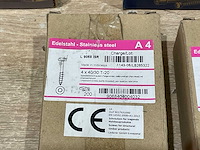 Diverse inox schroeven verzinkt - afbeelding 5 van  7