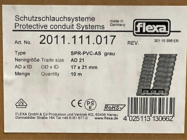 Diverse installatie slangen - afbeelding 5 van  6