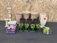 Diverse kaarsen en accessoires (24x) - afbeelding 1 van  4