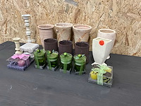 Diverse kaarsen en accessoires (24x) - afbeelding 2 van  4
