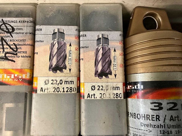 Diverse kernboren (23x) - afbeelding 4 van  14