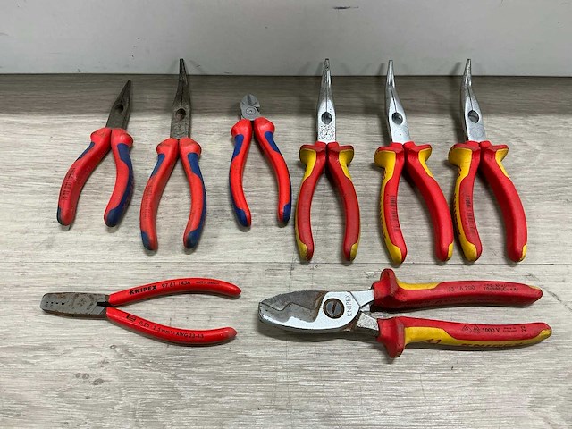 Diverse knipex tangen (8x) - afbeelding 1 van  3