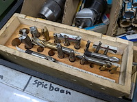 Diverse koppen en boren t.b.v. freesbank - afbeelding 6 van  10