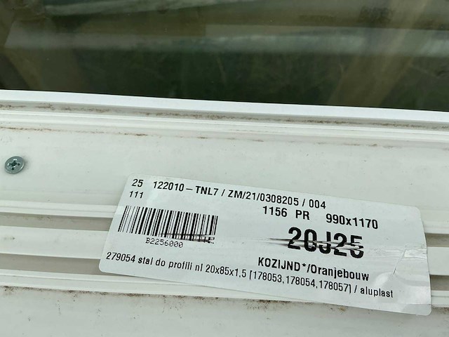 Diverse kozijnen met glas (7x) - afbeelding 9 van  12