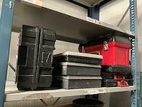Diverse kunstof koffers en assortimentsdozen (8x) - afbeelding 1 van  4