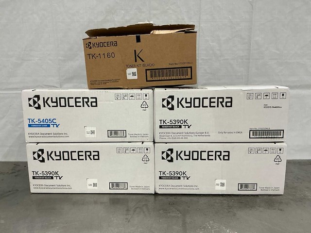 Diverse kyocera cartridge (5x) - afbeelding 1 van  5