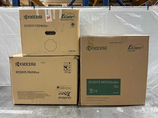 Diverse kyocera printers (3x) - afbeelding 1 van  4