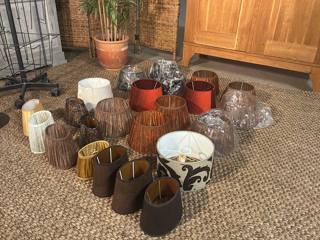 Diverse lampenkappen (22x) - afbeelding 6 van  12