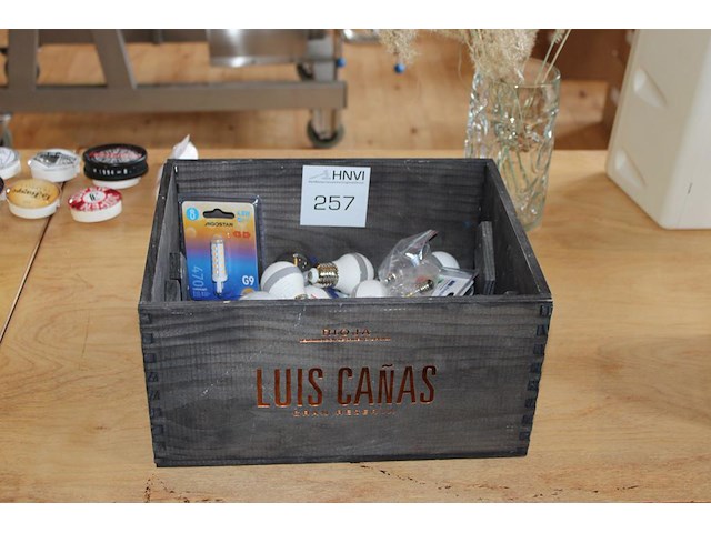 Diverse led lampjes in kist. - afbeelding 1 van  2