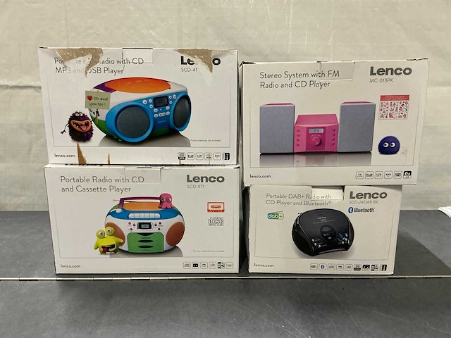 Diverse lenco cd spelers (4x) - afbeelding 1 van  4