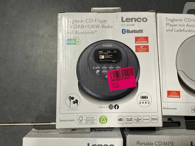 Diverse lenco discmans (5x) - afbeelding 2 van  6