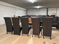 Diverse leren eetkamerstoel (5x) - afbeelding 9 van  9