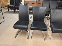 Diverse leren eetkamerstoel (5x) - afbeelding 2 van  13