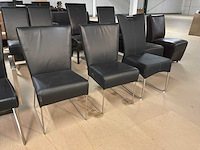 Diverse leren eetkamerstoel (5x) - afbeelding 3 van  13