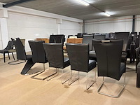 Diverse leren eetkamerstoel (5x) - afbeelding 4 van  13