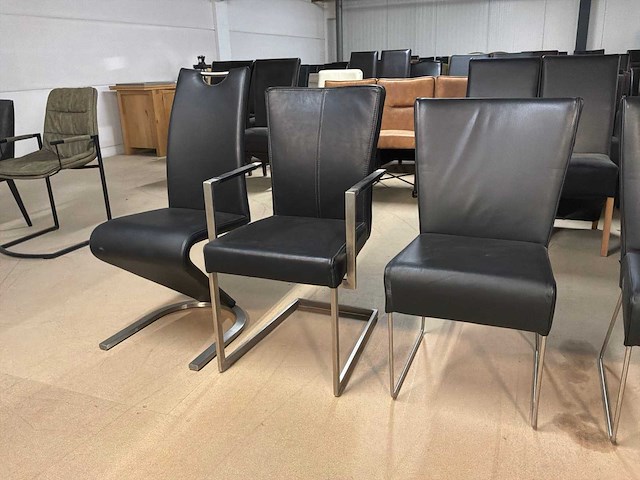 Diverse leren eetkamerstoel (5x) - afbeelding 13 van  13