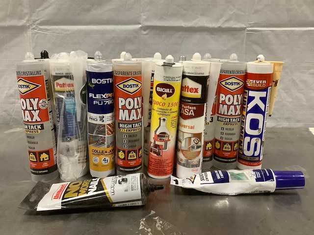 Diverse lijm & kit (17x) - afbeelding 1 van  6