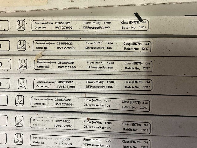 Diverse luchtfilters - afbeelding 11 van  15