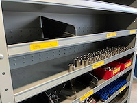 Diverse machine onderdelen in 6 vakkenkasten - afbeelding 19 van  28
