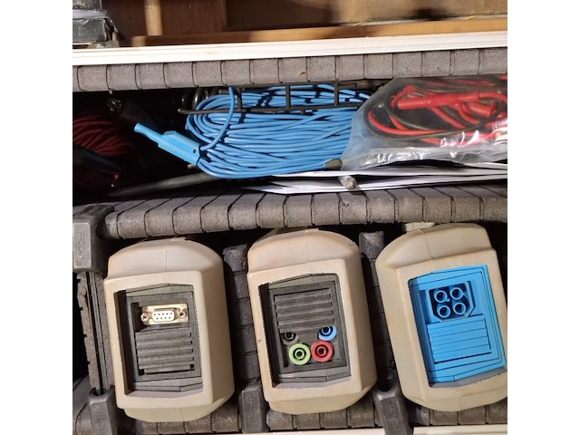 Diverse meetapparatuur en 2x houten transportkist, o.a nieaf - afbeelding 7 van  16