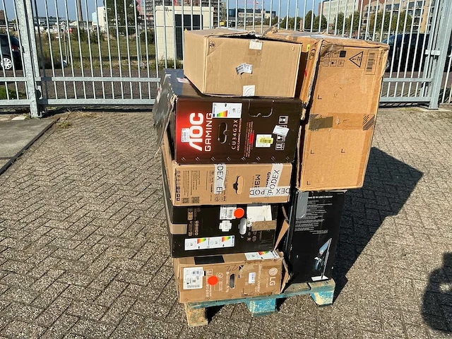 Diverse merken partij defecte monitoren (11x) - afbeelding 5 van  5