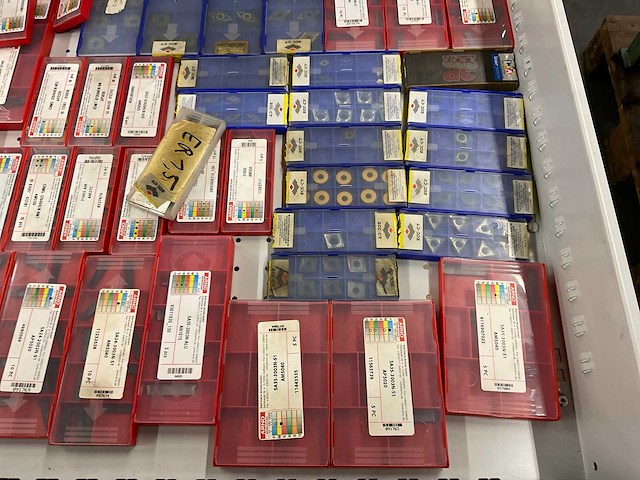 Diverse merken partij hardmetalen wisselplaten - afbeelding 4 van  5