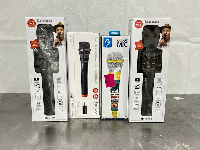 Diverse microfoon’s (4x) - afbeelding 1 van  5