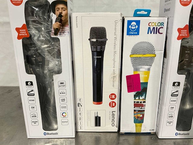 Diverse microfoon’s (4x) - afbeelding 2 van  5