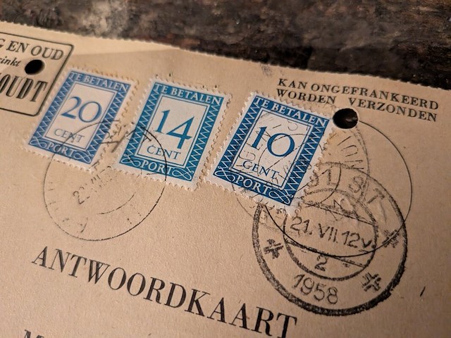 Diverse nostalgische bestelkaarten "hooghoudt" - afbeelding 7 van  23