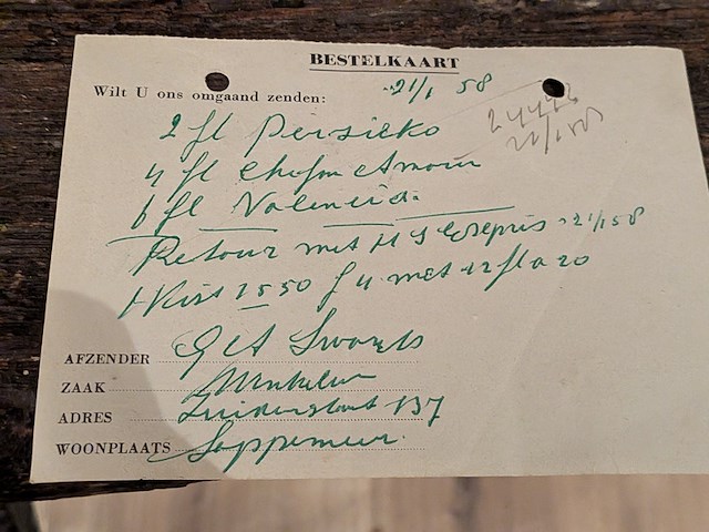 Diverse nostalgische bestelkaarten "hooghoudt" - afbeelding 11 van  23