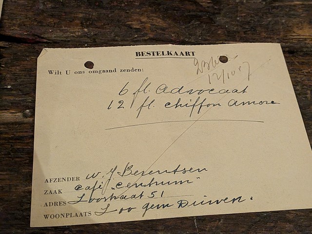 Diverse nostalgische bestelkaarten "hooghoudt" - afbeelding 14 van  23