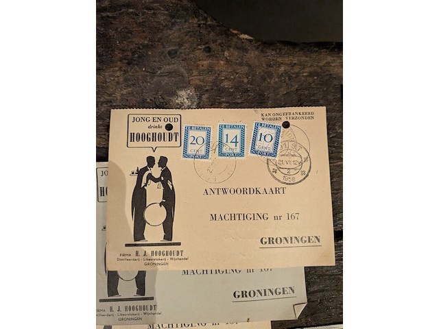 Diverse nostalgische bestelkaarten "hooghoudt" - afbeelding 22 van  23