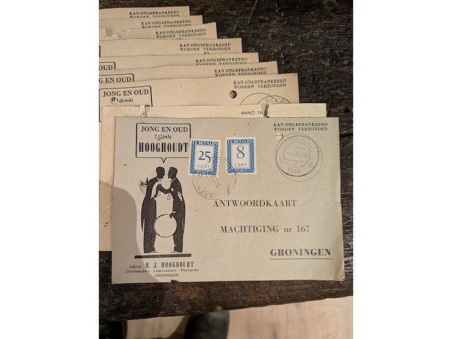 Diverse nostalgische bestelkaarten "hooghoudt" - afbeelding 2 van  23