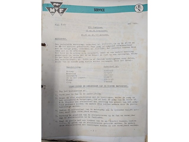 Diverse nostalgische documentatie massey ferguson - afbeelding 18 van  31