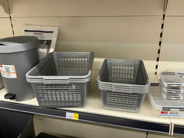 Diverse pedaalemmers/prullenbakken/opbergbakjes/cleaningsets/overige (47x) - afbeelding 10 van  16
