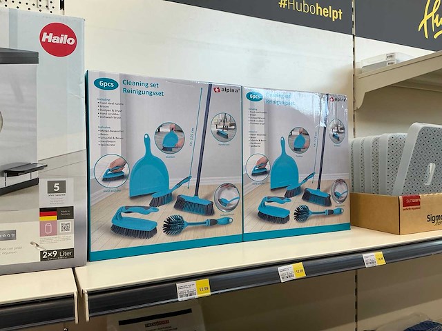 Diverse pedaalemmers/prullenbakken/opbergbakjes/cleaningsets/overige (47x) - afbeelding 6 van  16