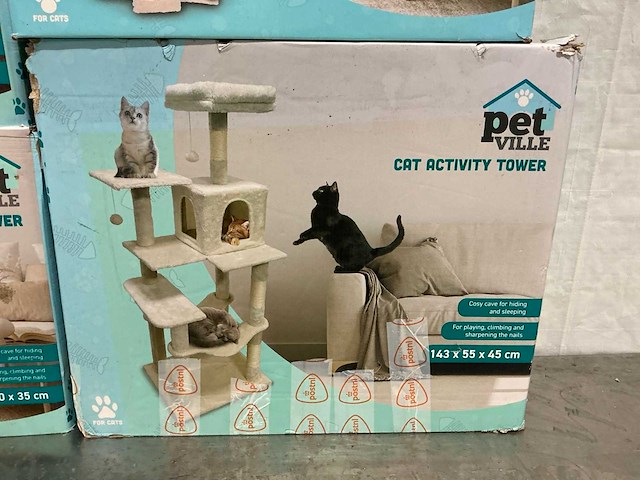 Diverse petville kattentoren (4x) - afbeelding 2 van  3