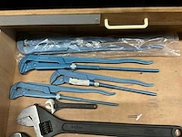 Diverse pijptangen&moersleutels (7x) - afbeelding 2 van  3