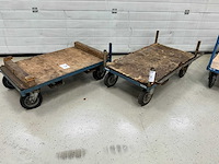 Diverse plateauwagen en materiaalwagens (16x) - afbeelding 9 van  13